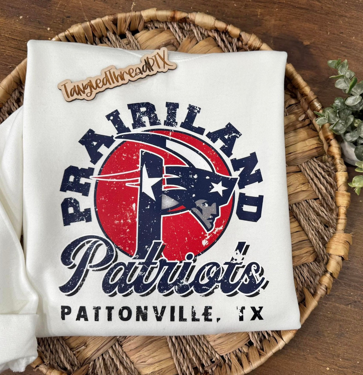 Prairiland Patriots Vintage Graphic