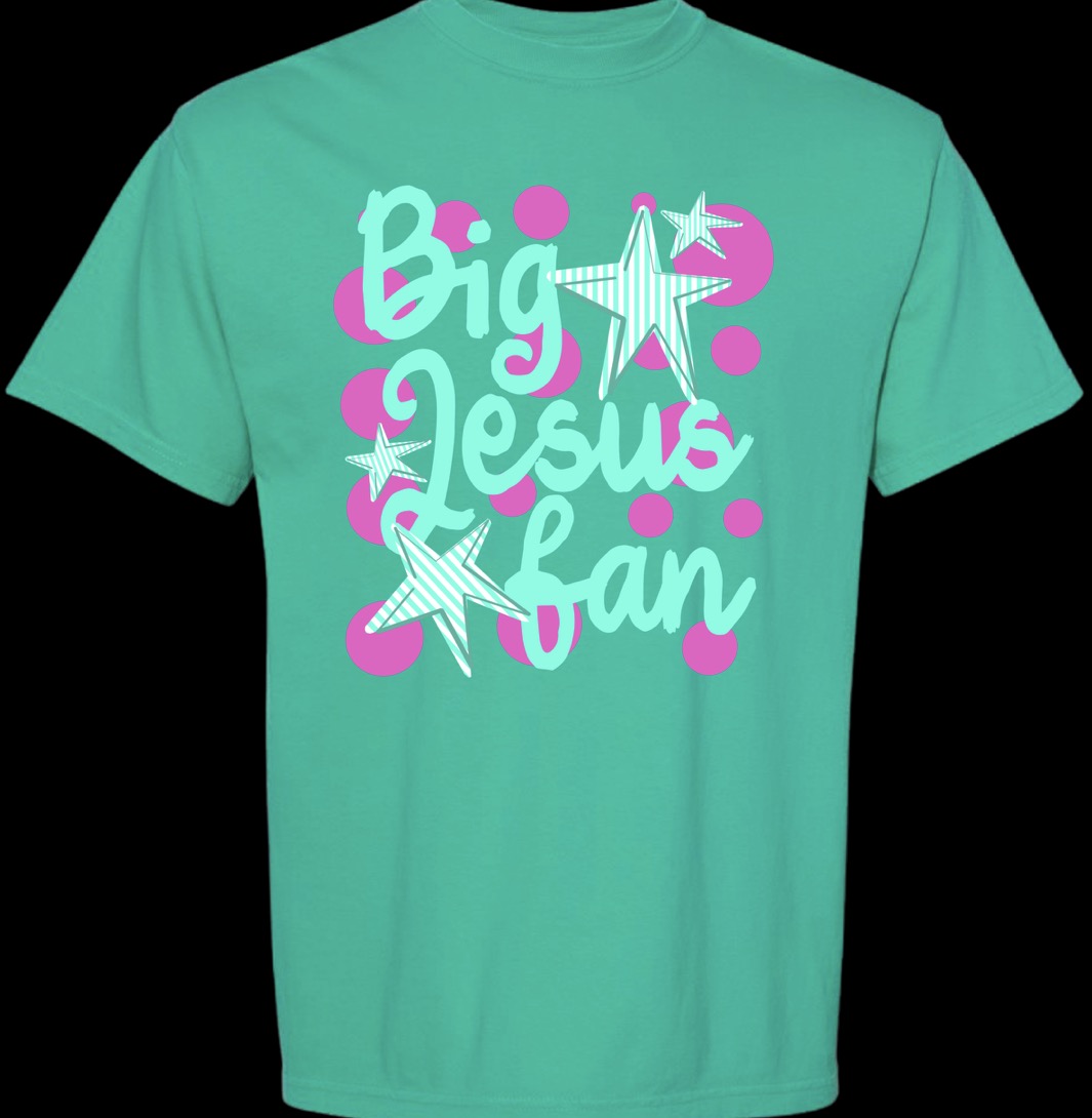 Big Jesus Fan - Island Green