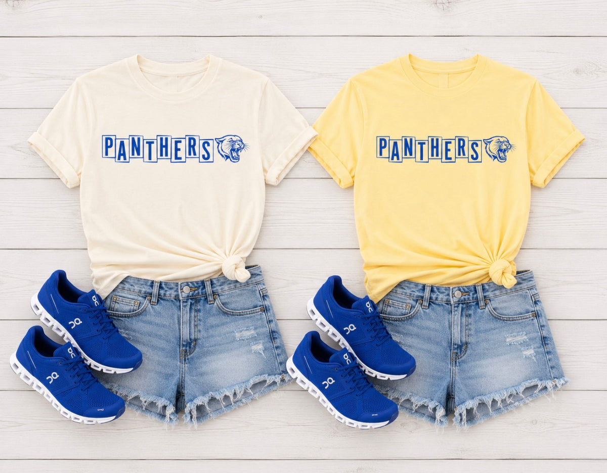 Panthers Block Tee