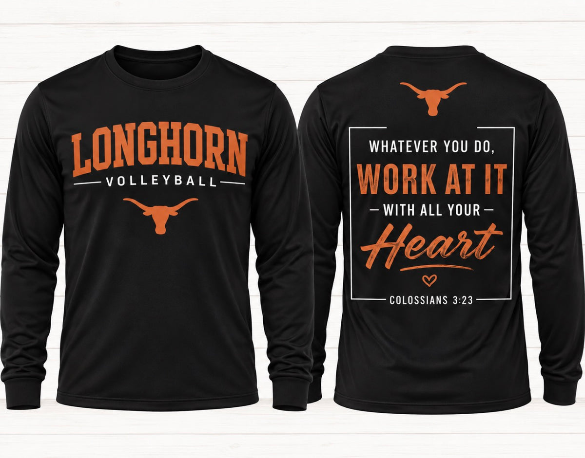 Longhorn Volleyball Long Sleeve