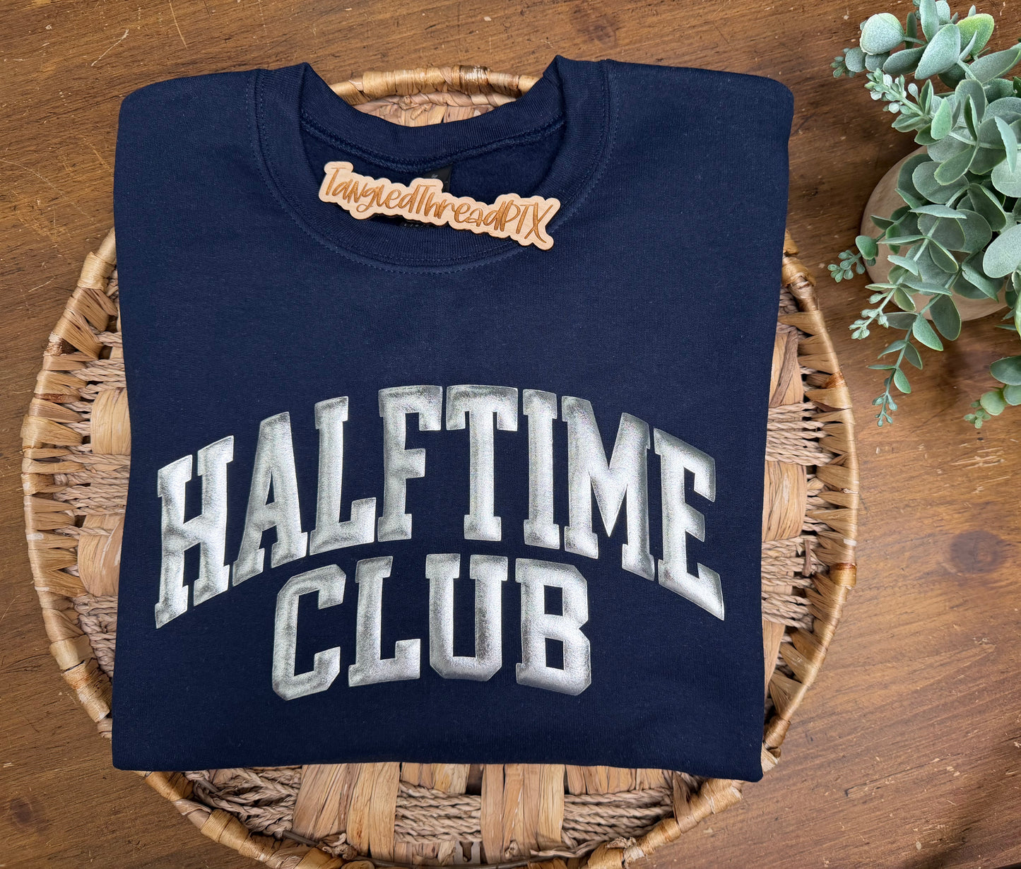 Halftime Club - Sweatshirt in Metallic Puff