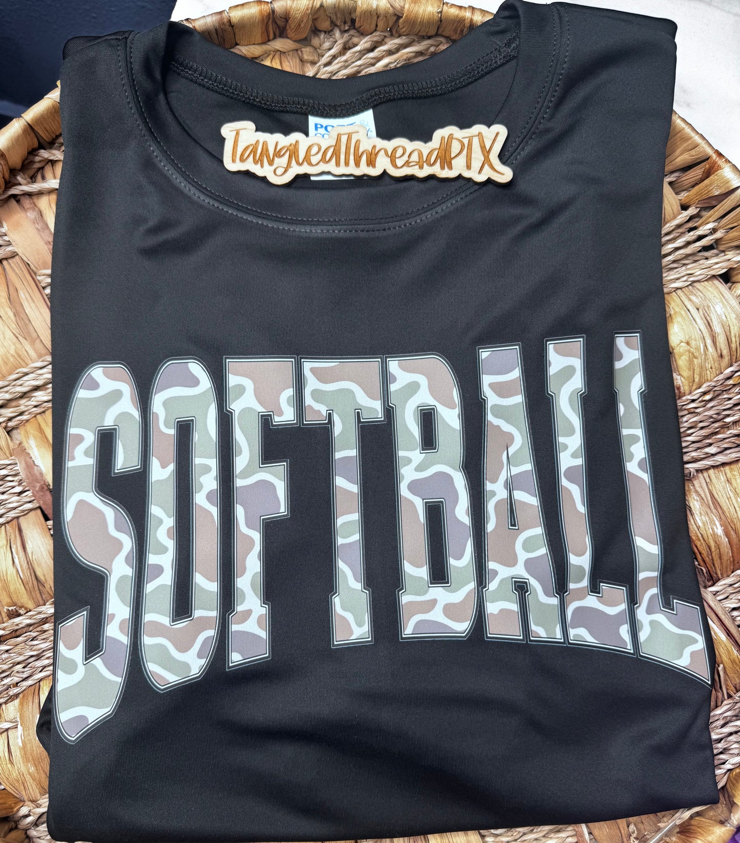 Black Softball Camo