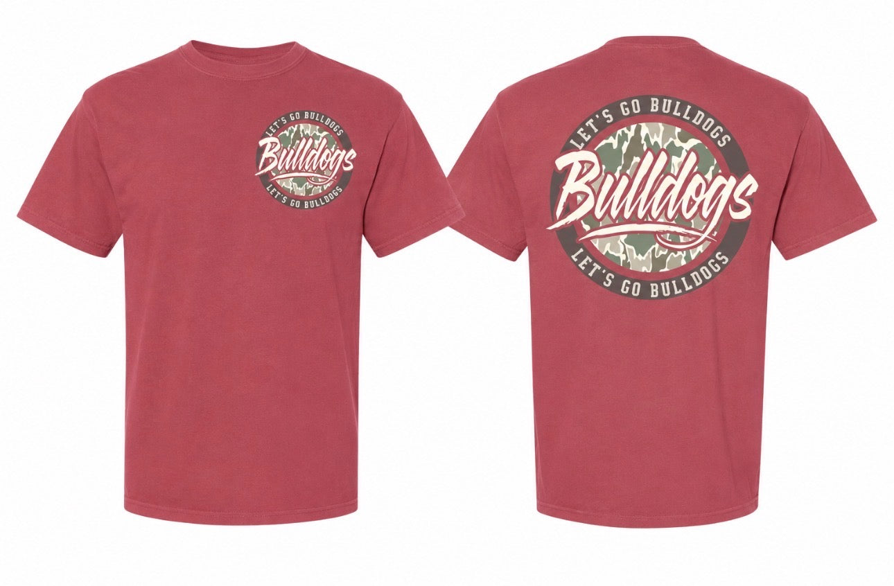Crimson - Lets Go Bulldogs Camo