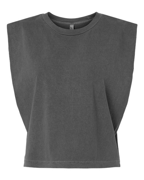 903 Outlaws Softball - White - Boxy Muscle Crop