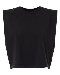 903 Outlaws Softball - White - Boxy Muscle Crop