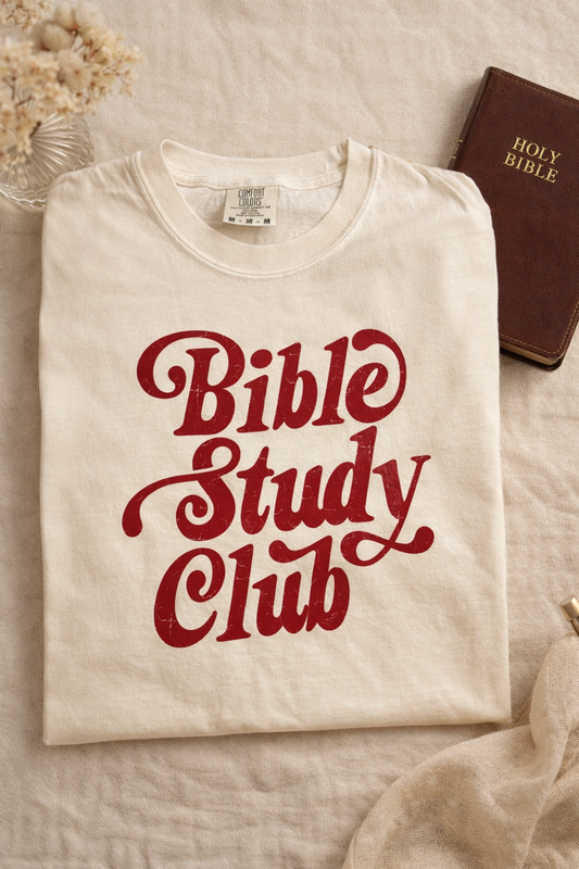 Bible Study Club - Comfort Colors Ivory