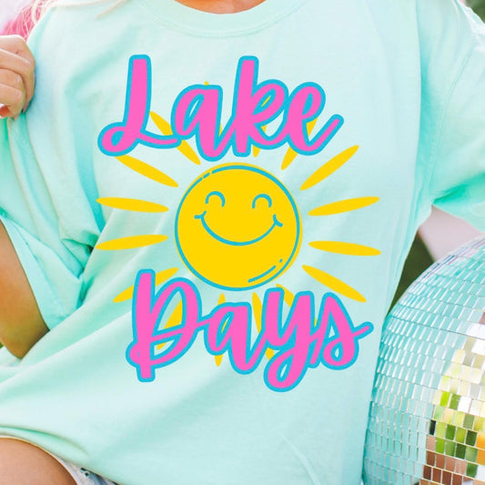 Lake Days - Gildan Mint