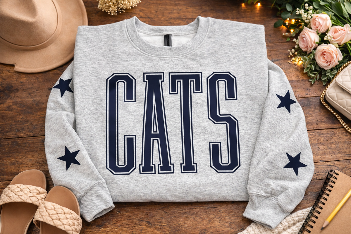 CATS Tall Letters - Star Sleeves