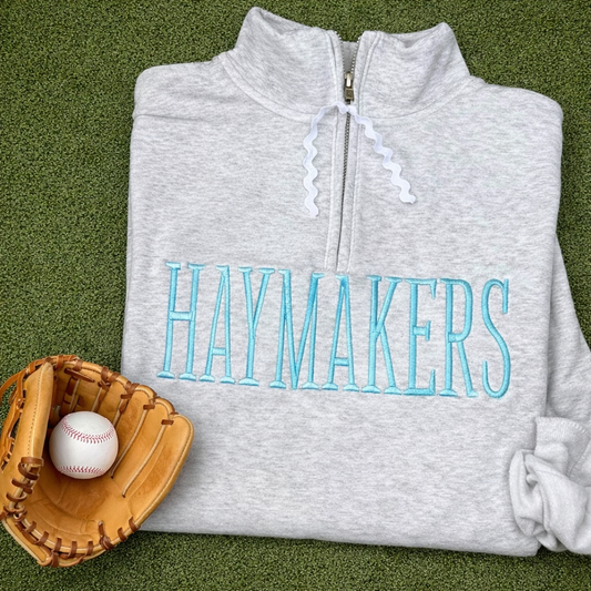 Haymakers - Embroidered 1/4 Zip