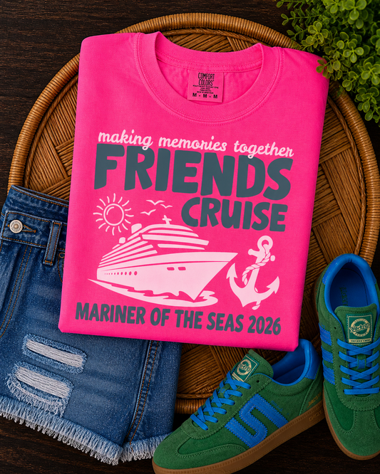 Neon Pink Friend Cruise