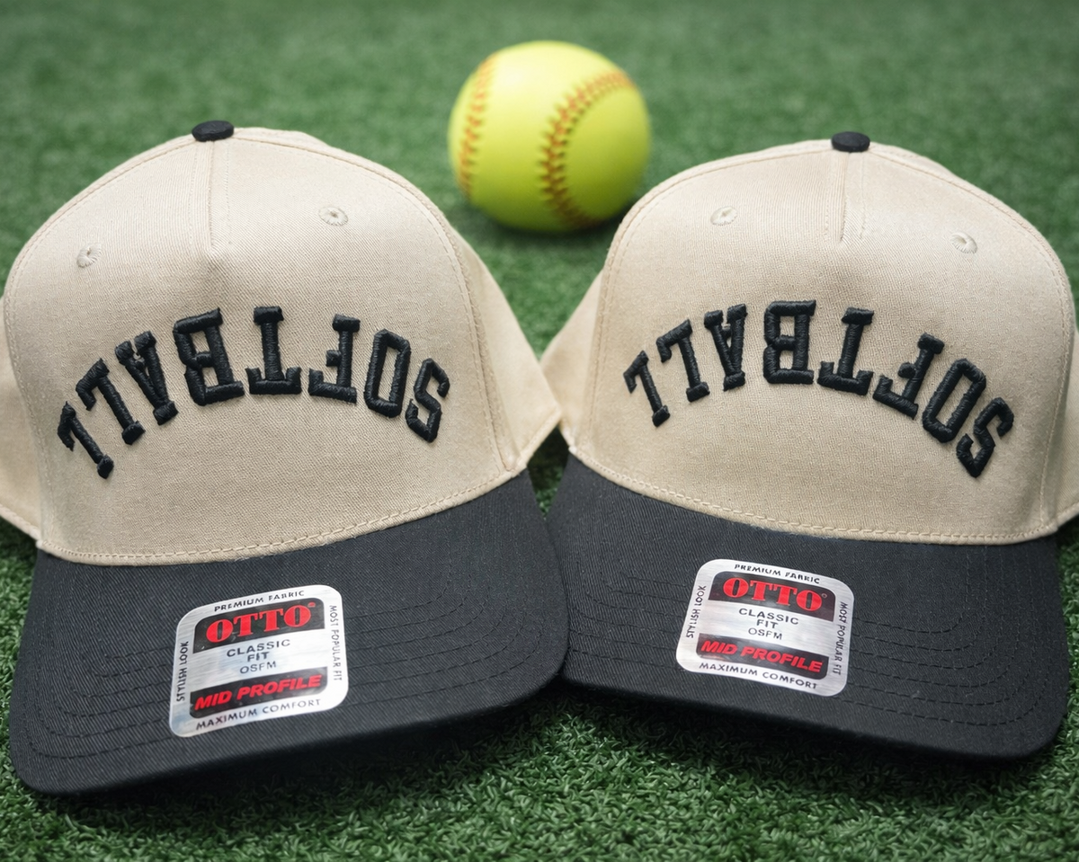 Softball Hat - Embroidered - 3D Puff Lettering