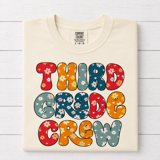 Third 3rd Grade Crew - Ivory