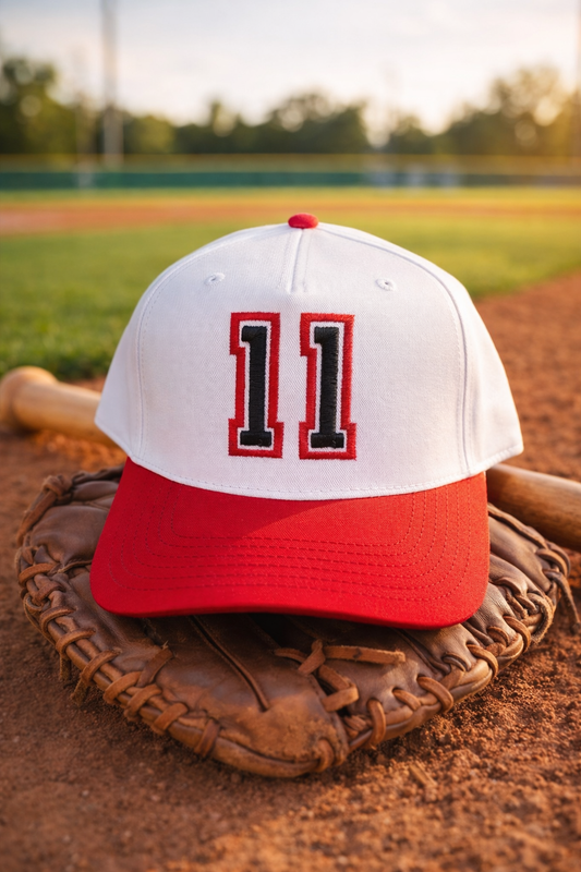 Custom Number Baseball Hat