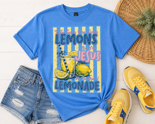 Jesus Be Makin Lemonade - Iris Blue