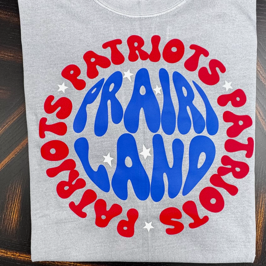 Prairiland Patriots - Round - Granite Comfort Colors