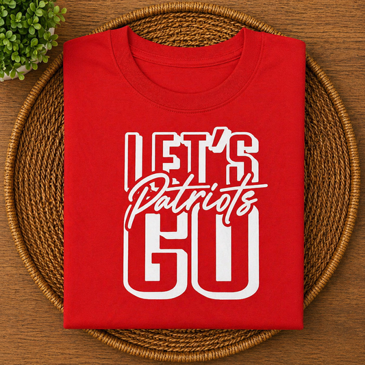 Lets Go Patriots - Red