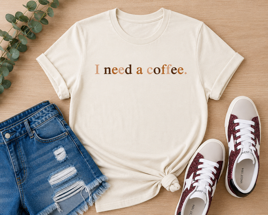 I need a coffee - Ivory