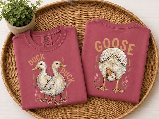 Crimson Duck Duck Goose