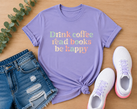 Drink Coffee Read Books - Violet