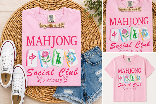 Blossom Pink Mahjong