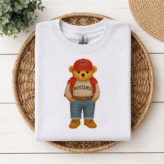 Ash Gray Preppy Bear