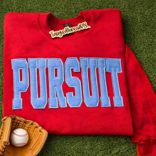 PURSUIT Raggy Sweatshirt - RED SWEATSHIRT