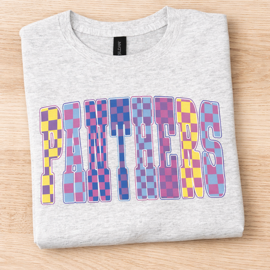 Retro Plaid School Spirit - Ash Gray - Gildan