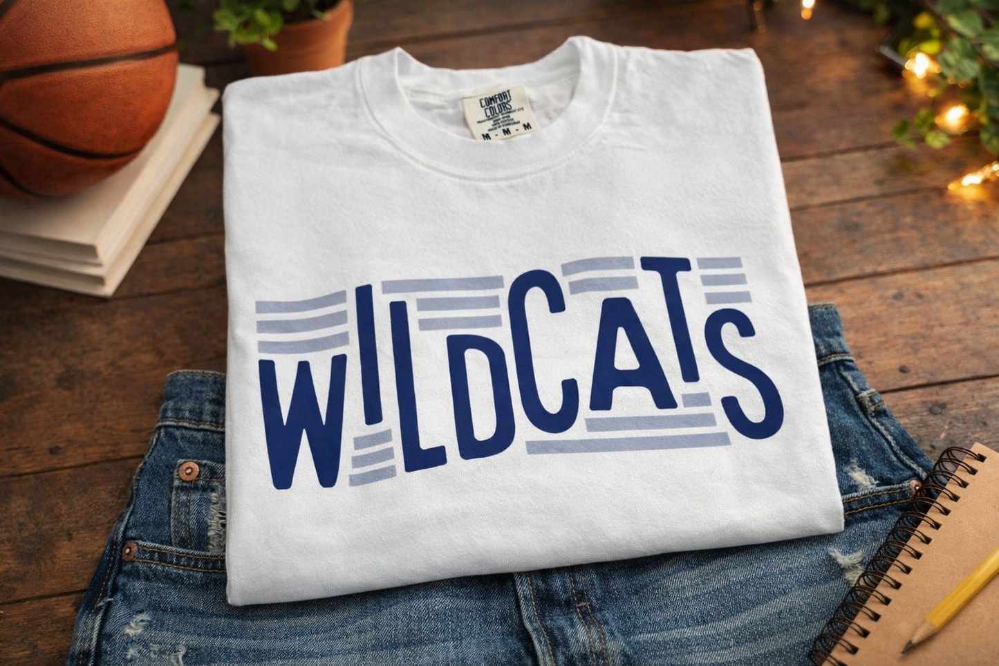 Wildcats Retro Striped Shirt