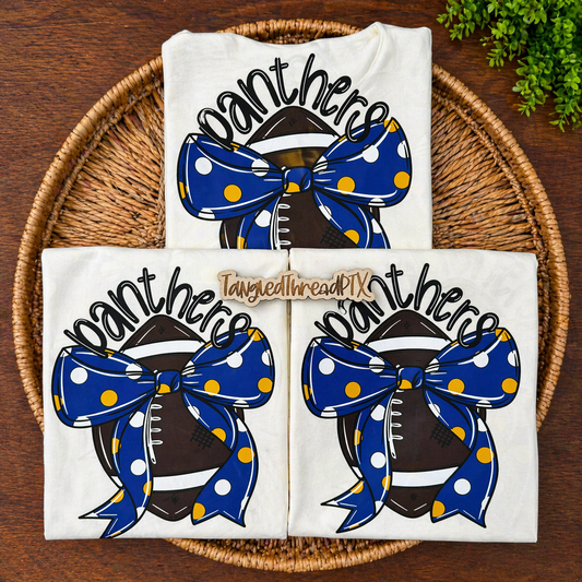 NL Football Bows - Ivory
