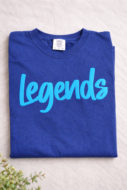 Navy Blue - Legends in Carolina Blue Puff
