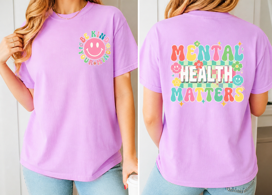Neon Violet Mental Health Matters