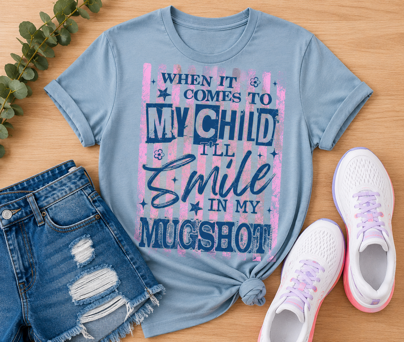 When It Comes to My Child - Washed Denim