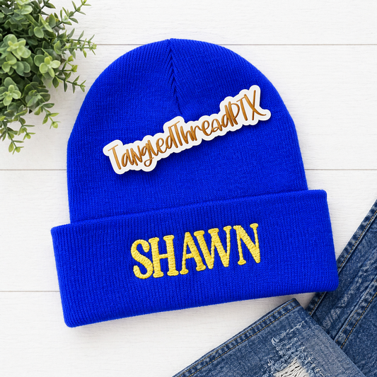 Personalized Embroidered NL Beanie