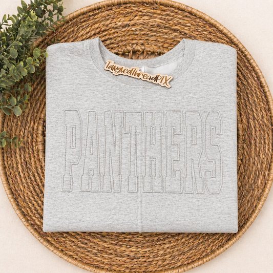 Panthers Raggy - Ash Gray Gildan - EMBROIDERED