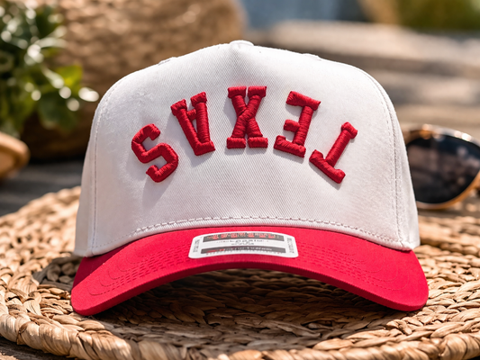 Texas Upside Down Hat - 3D Puff