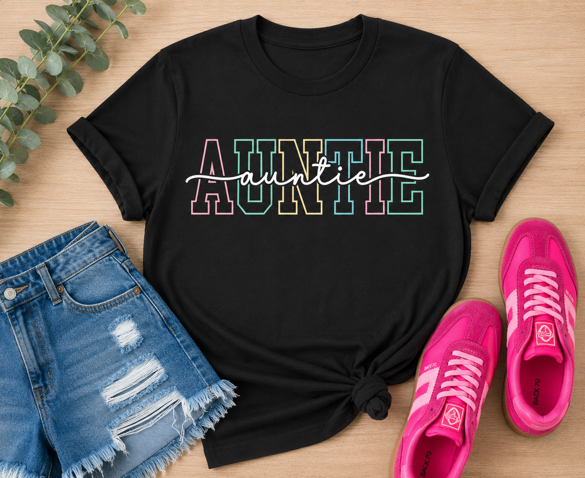 Colorful Auntie - Black