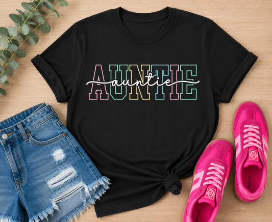 Colorful Auntie - Black