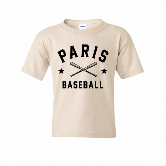 Paris Baseball Stars - Youth Gildan Tees - YOUTH