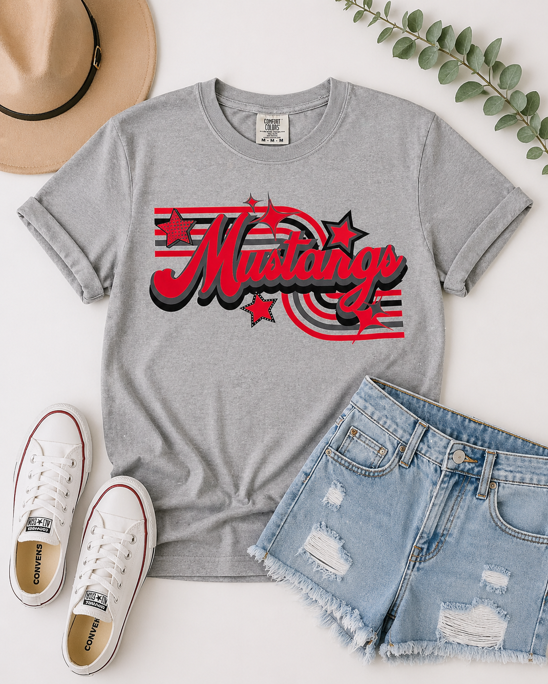 Granite Gray Retro Star Mustangs