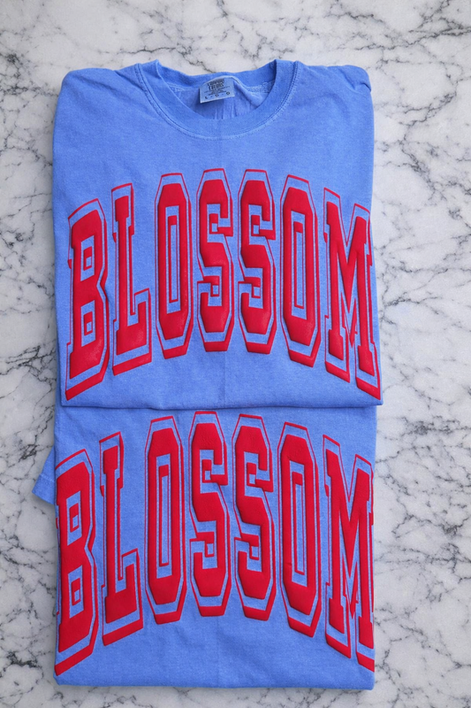 Flo Blue - BLOSSOM - RED PUFF