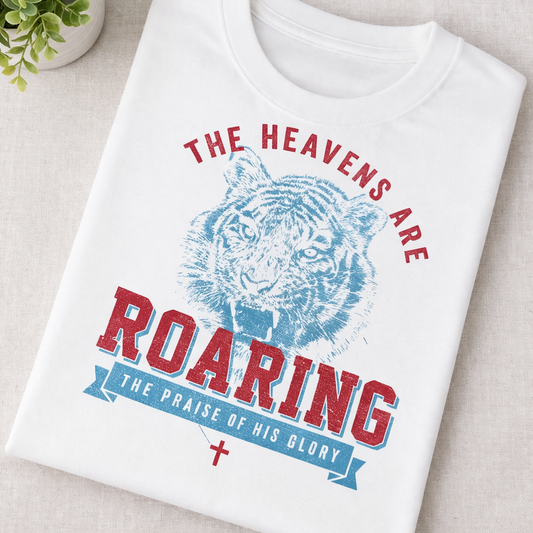 The Heavens Are Roaring - Comfort Colors White