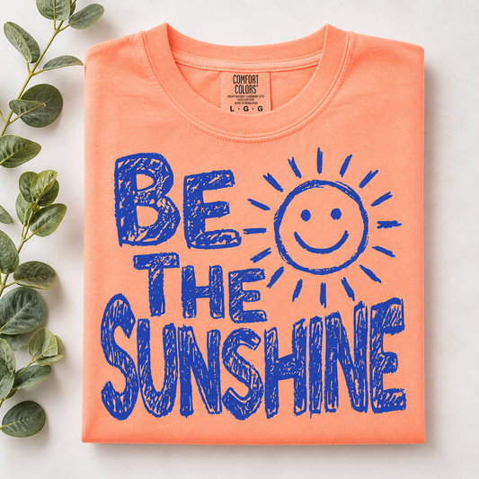 Be The Sunshine Sketch - Neon Cantaloupe