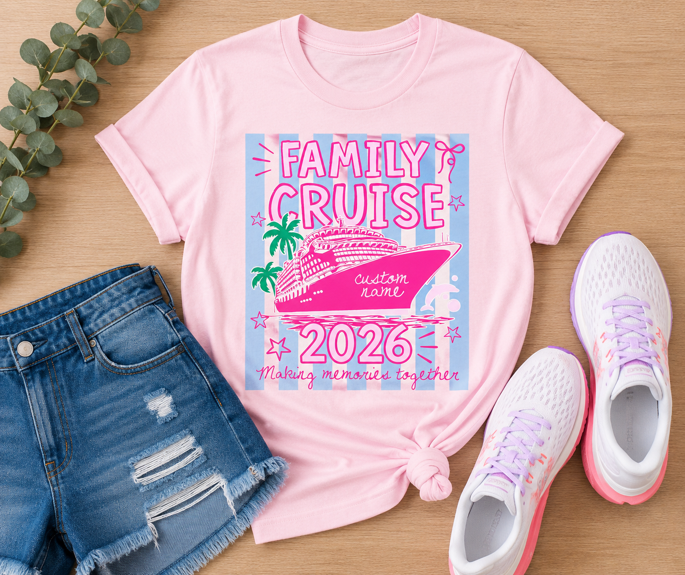 Family Cruise 2026 - Personalized Ship Name