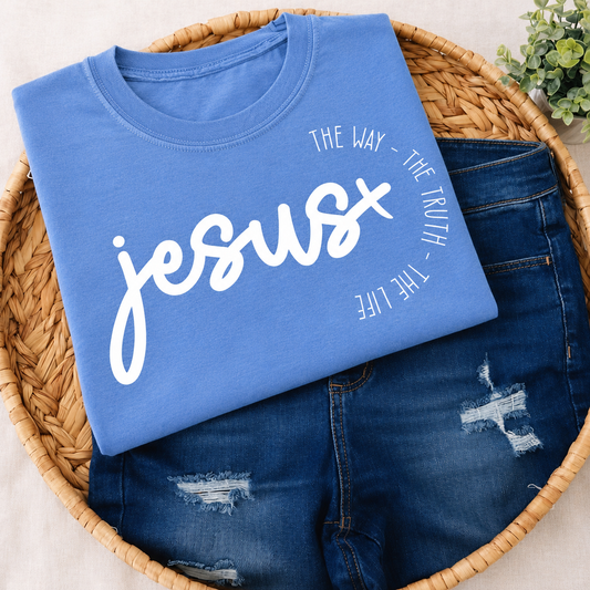 Jesus The Way The Truth The Life -Flo Blue