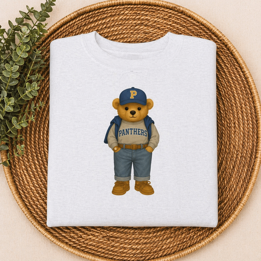 NL Preppy Bear - Ash Gray Sweatshirt