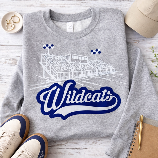 Wildcats Stadium Crewneck Sweatshirt