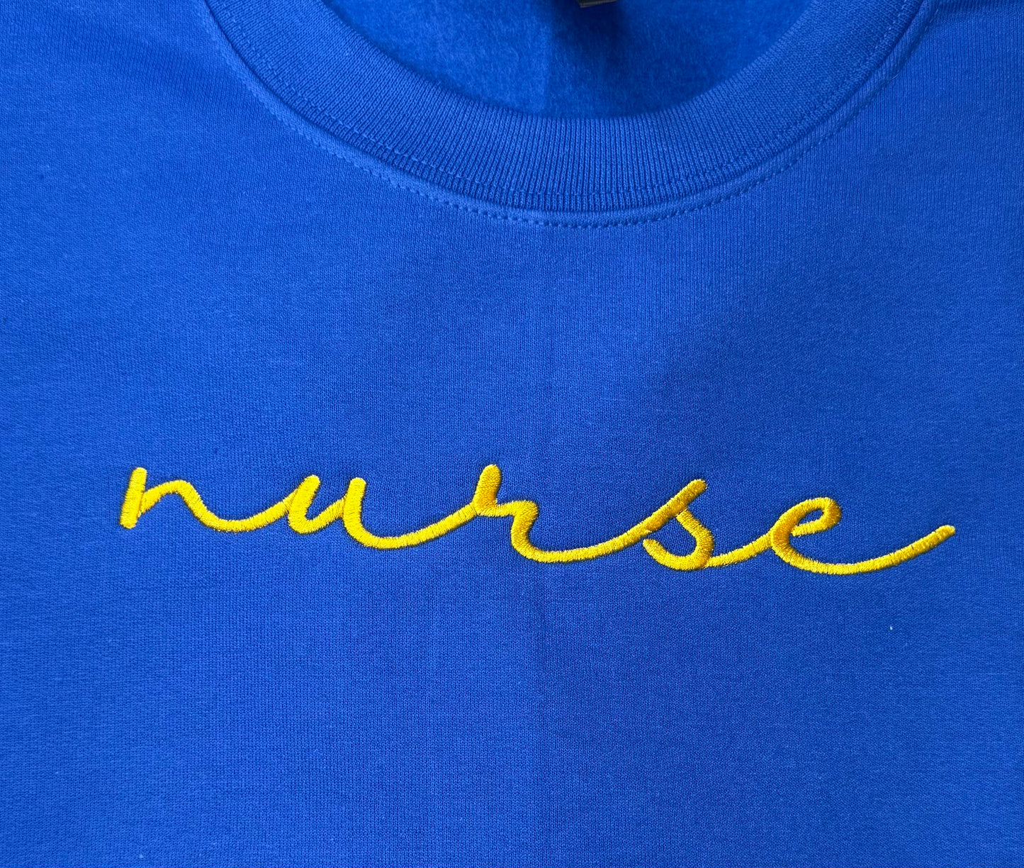 NL Nurse Script - Embroidered Royal Blue Gildan