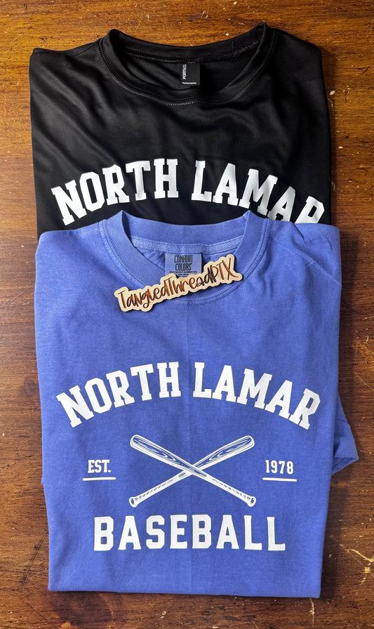 North Lamar Baseball - Black