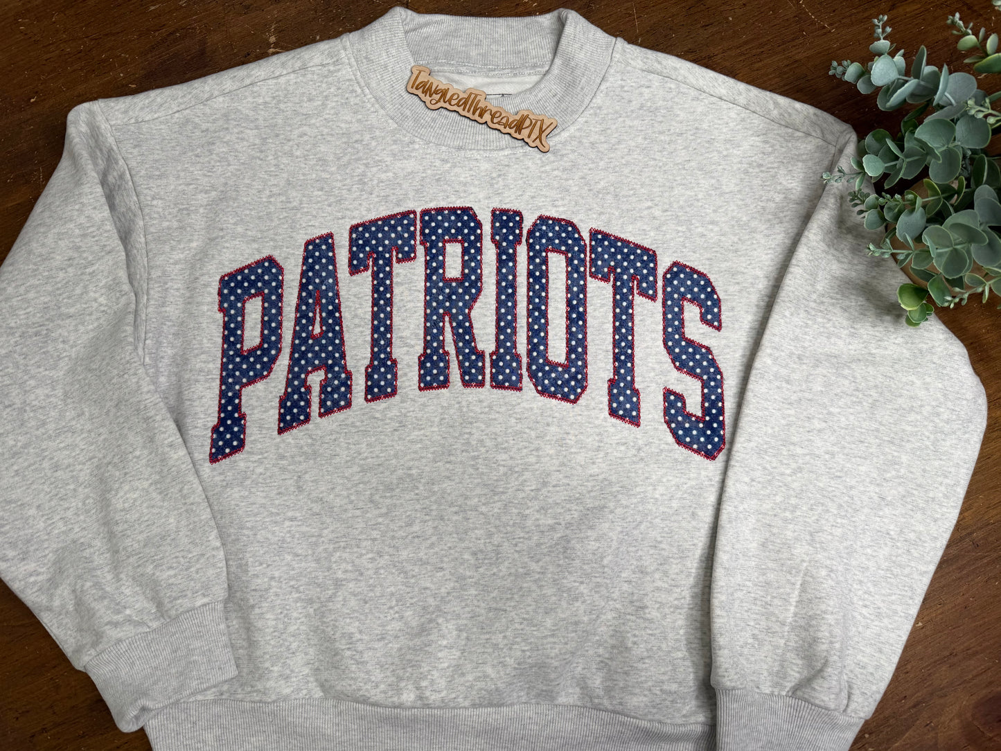 Patriots -  Embroidered MockNeck