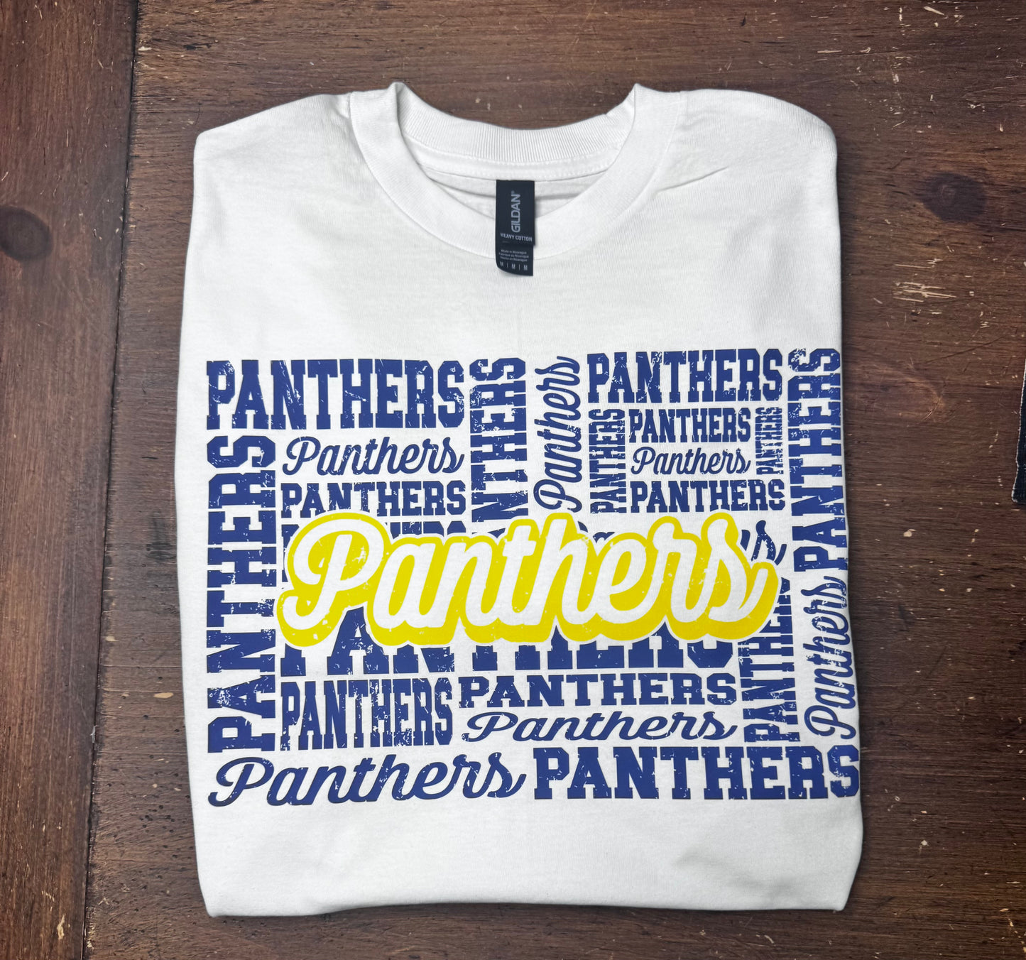 Panthers on Repeat - White